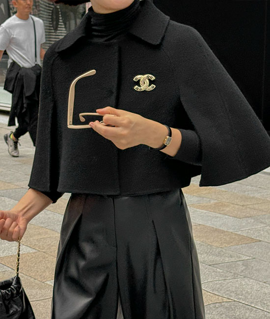 Lemain-Hand Cape Coat