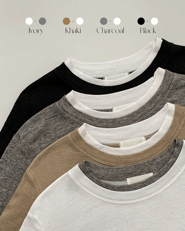 layered Round T-shirt