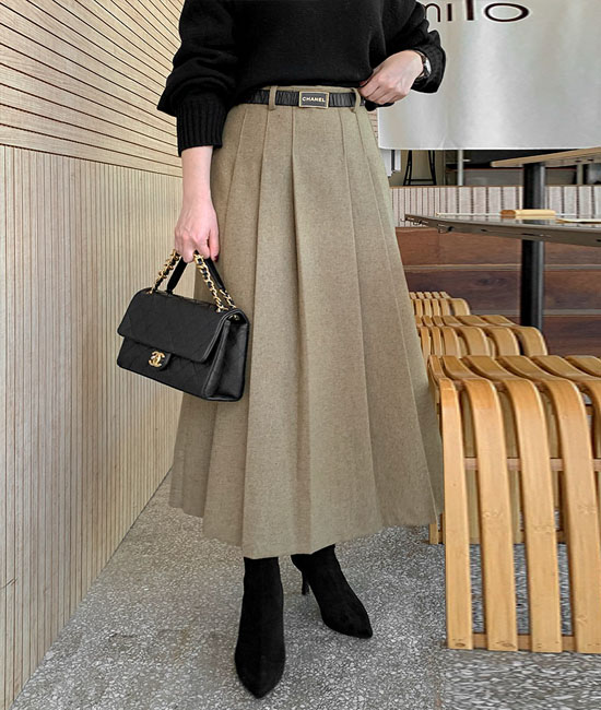 Vanessa Wool Skirt