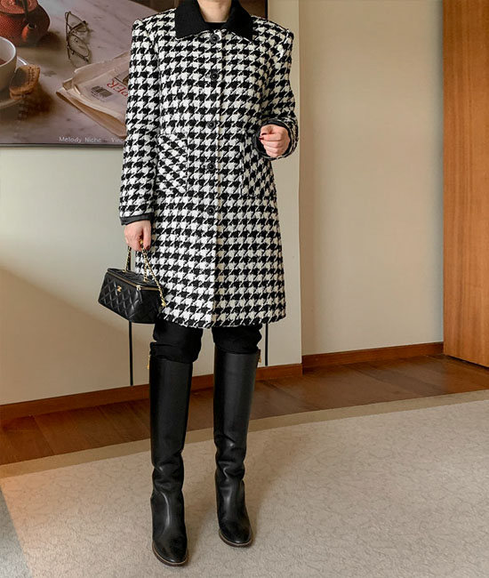 Blanc Hound Woolcoat