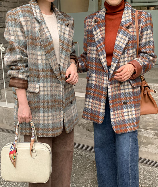 Mar Check Wool Jacket