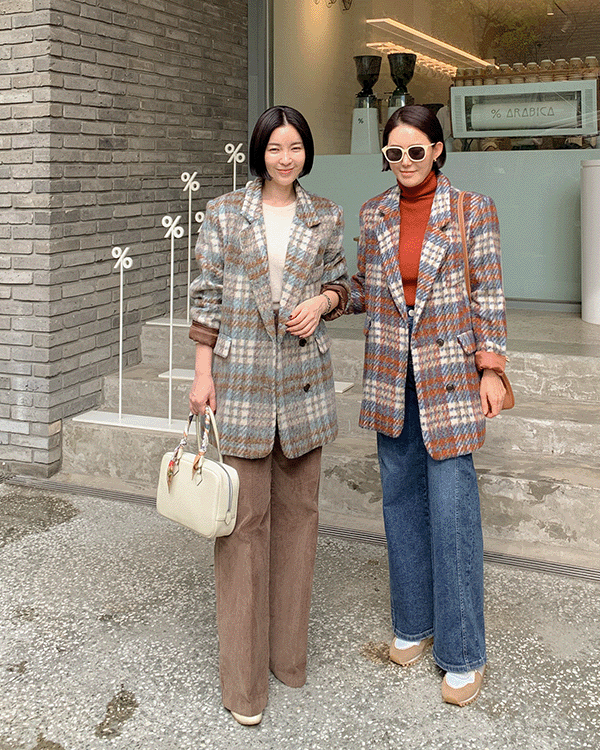 Mar Check Wool Jacket