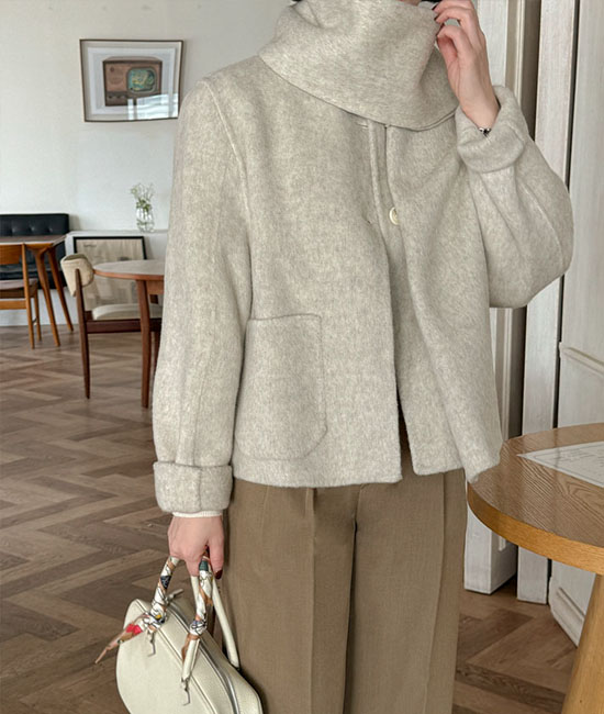 muffler handmade coat
