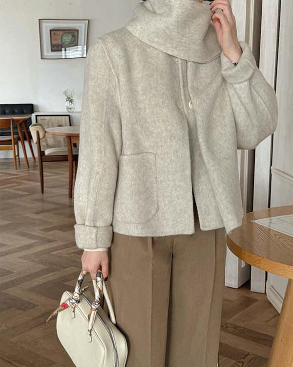 muffler handmade coat