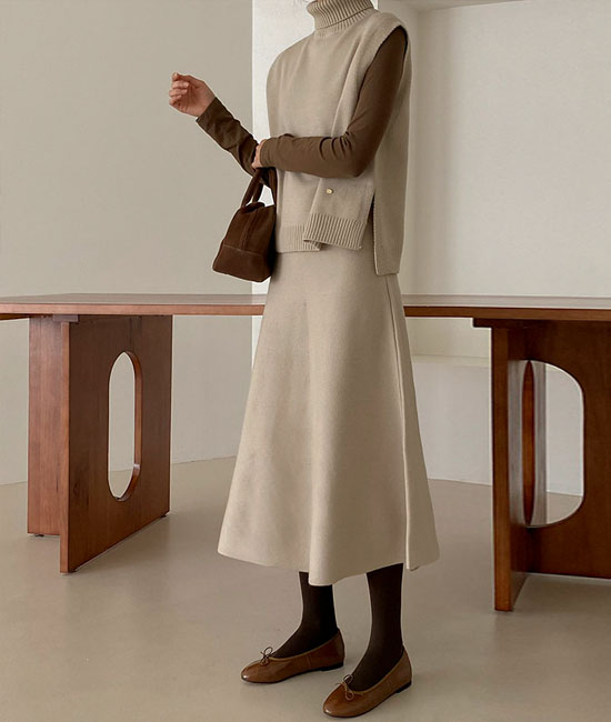 Monica Wool Knit Set