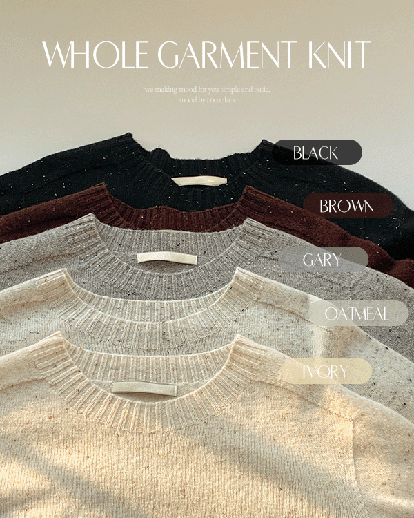 Kwank Holgarment Knit