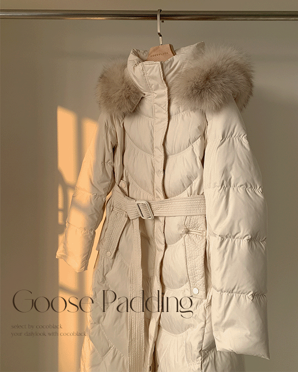 Lindy Fox Fur Goose Long Padding