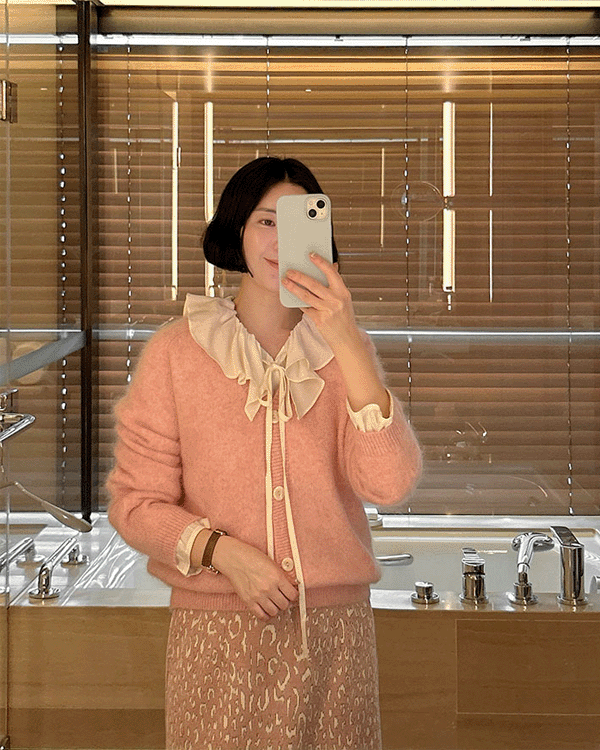 Fluffy Wool100 Cardigan