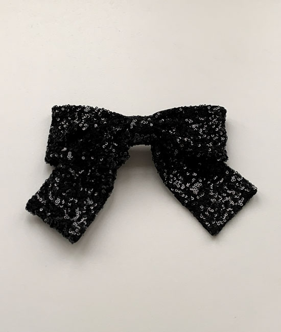 Spangle bowknot hairpin