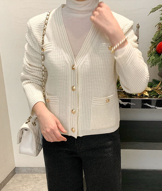 Cash Tweed Cardigan