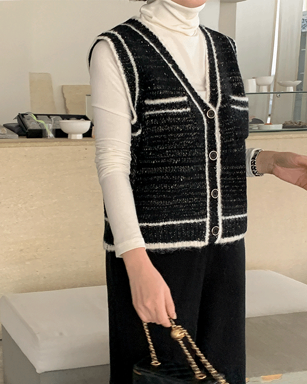 Coco Tweed Vest