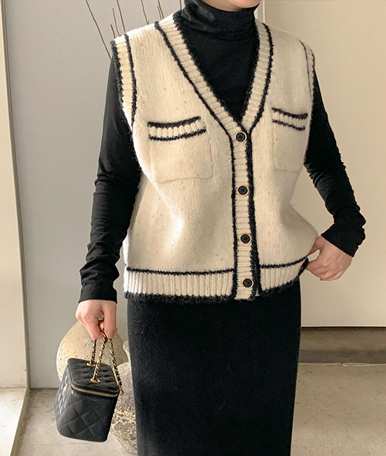 Coco Tweed Vest