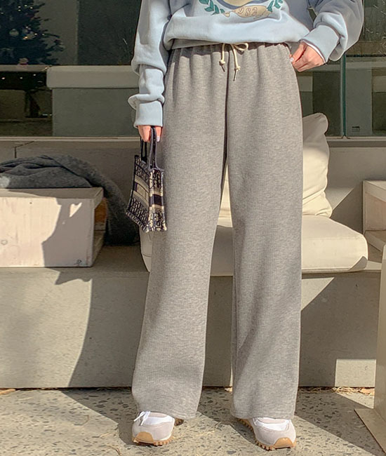 Raised Corrugated Banding Pants