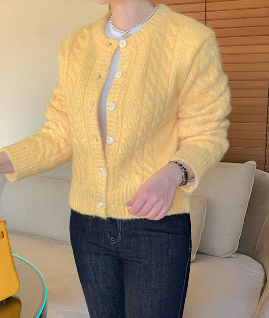 Monet Cable Cardigan