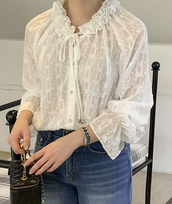 블러썸 Chiffon Blouse