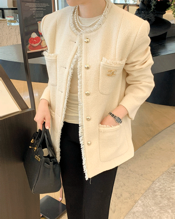 마르엘 Tweed Jacket