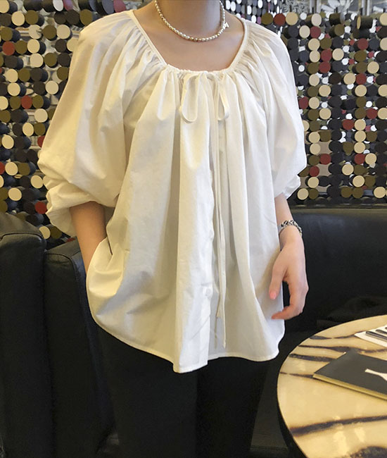 셔링 two-way Blouse