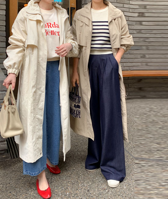 어바웃 Long Trench Jumper