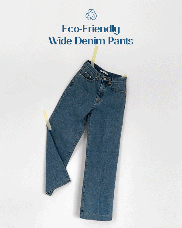 Realjin-Youth Wide Denim Pants