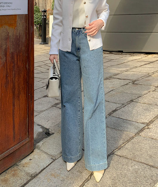 Realjin-Youth Wide Denim Pants