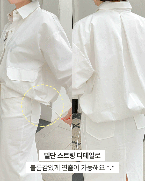 코튼 Shirt Jacket