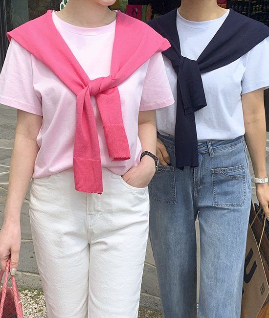 에브리 코튼 Short T shirts