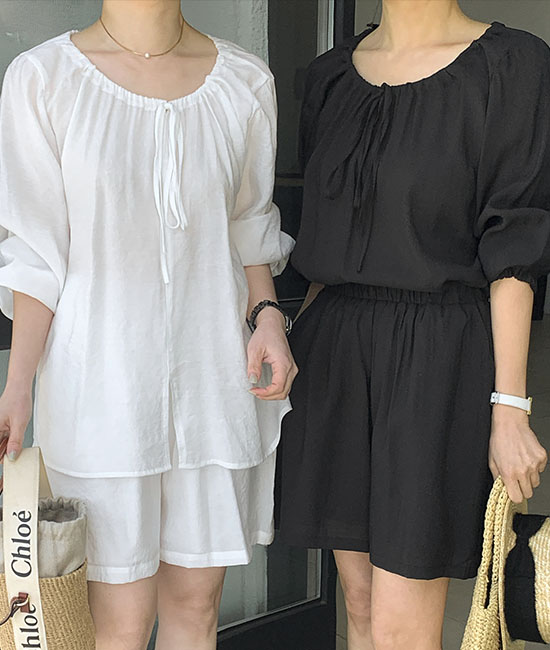 릴리 Blouse Pants Set