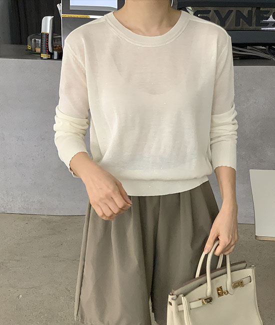 Round pearl Knit