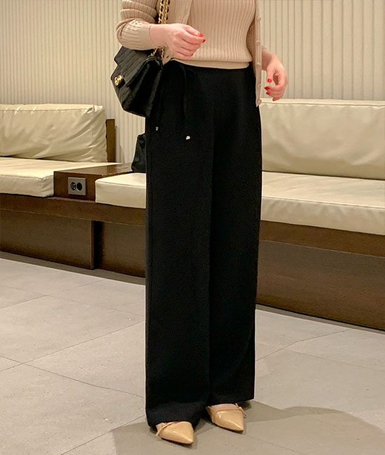 string Banding Pants