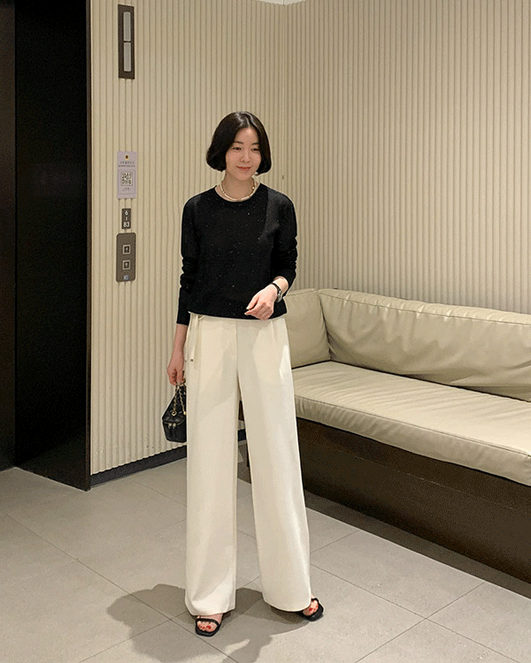 string Banding Pants
