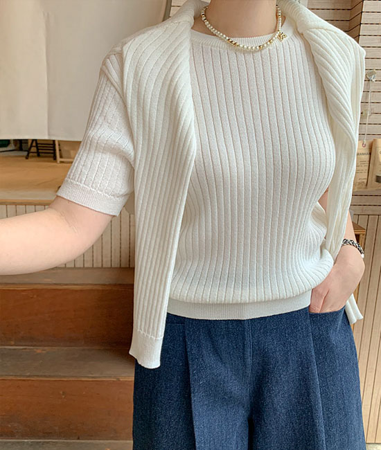 써니 Corrugated Knit