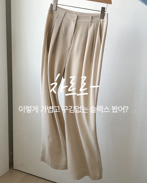 링클프리 투핀턱 Slacks