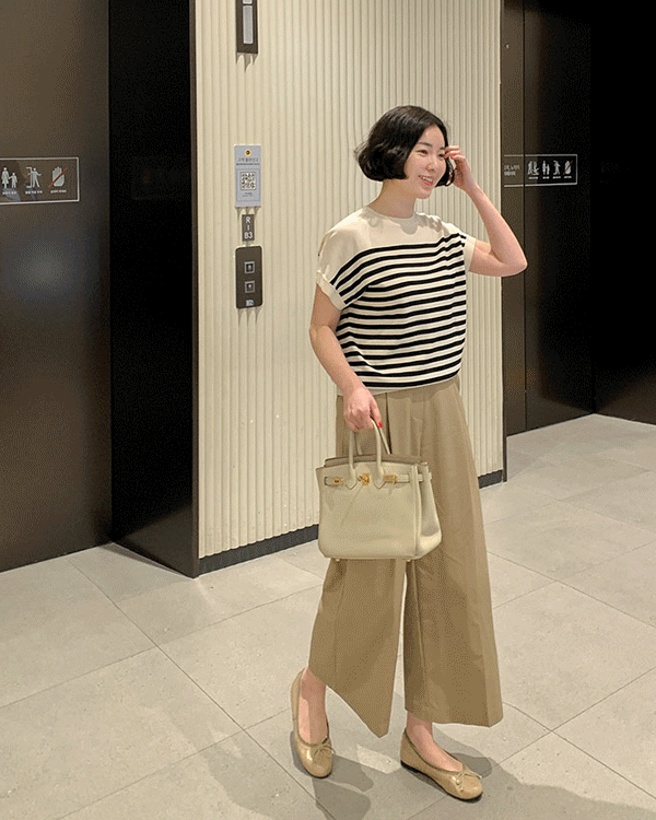 라이크 8부 Banding Pants