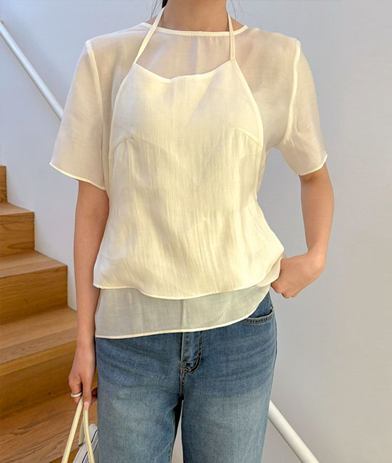 엘리 Blouse Set