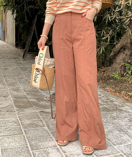 light 절개 와이드 Pants