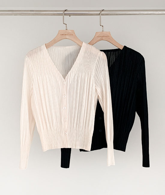 Pleats Cardigan