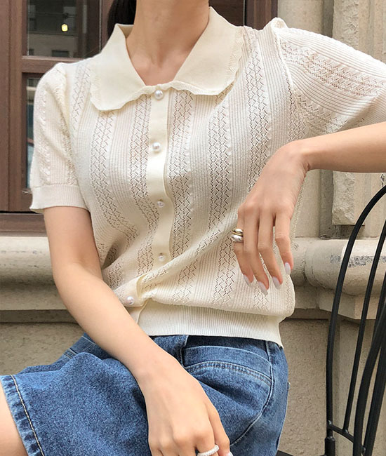 포밍 pearl Knit