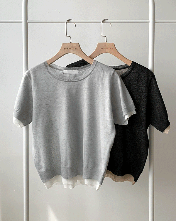 layered Linen Knit