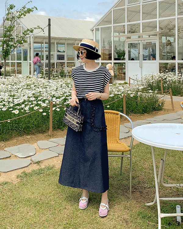 Freel Denim Skirt