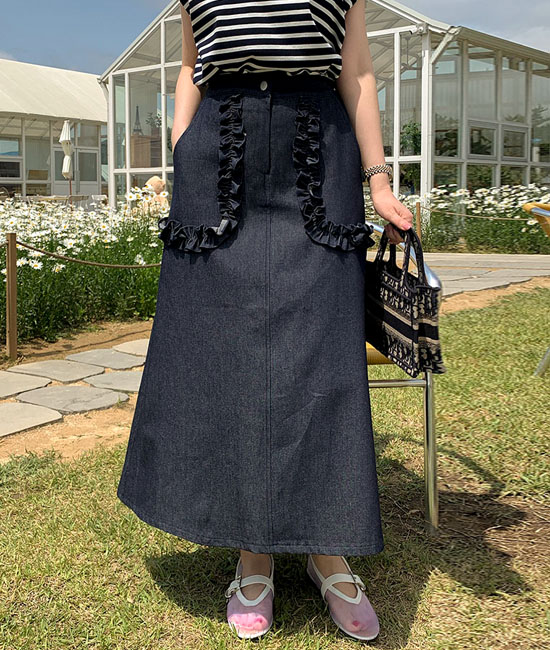 Freel Denim Skirt