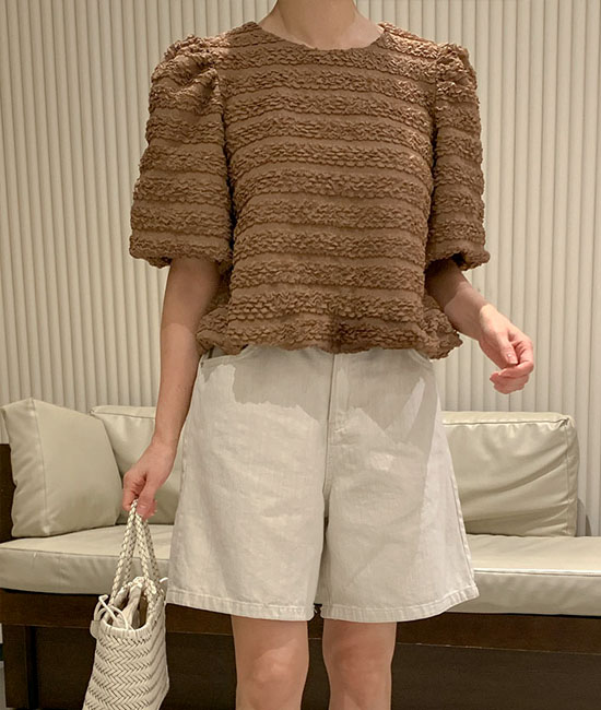소르베 Puff Blouse