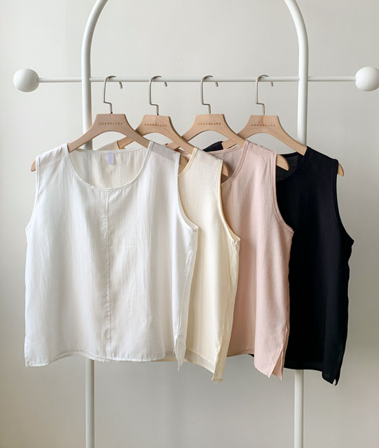 모노 Sleeveless shirts Blouse