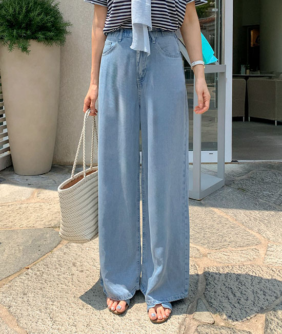 Cooling Hooded Denim Pants