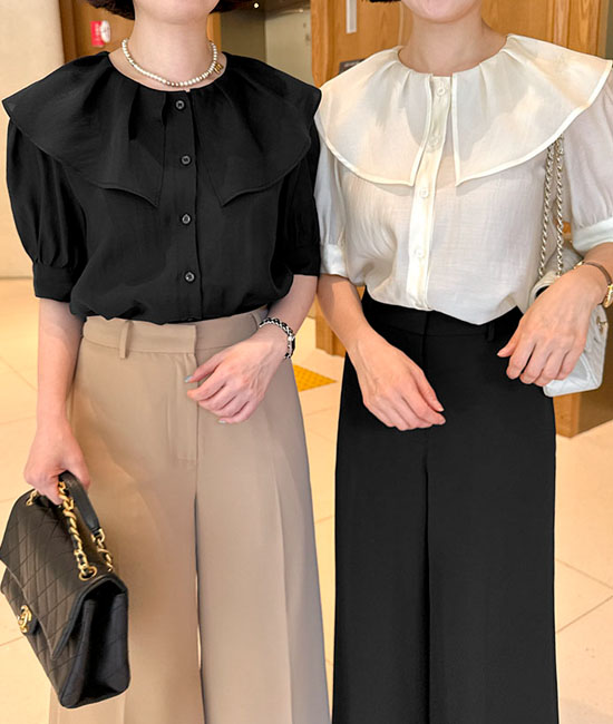 르마인-Flat Kara Blouse