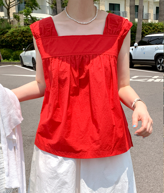 로헨 Sleeveless shirts Blouse