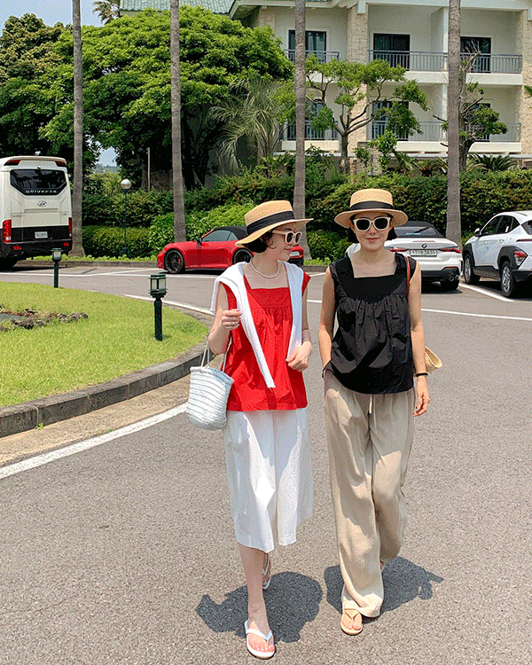 로헨 Sleeveless shirts Blouse