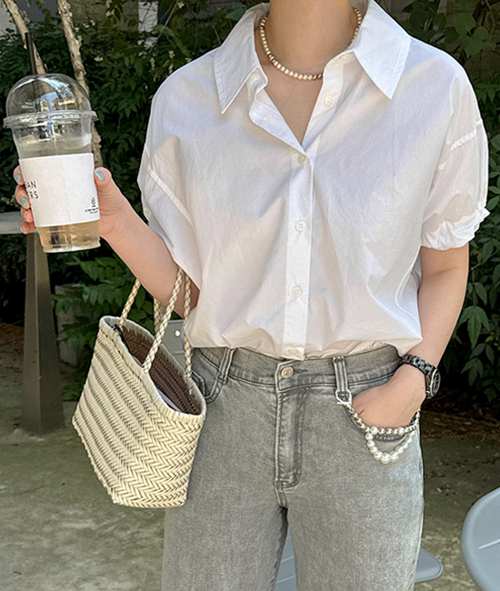셔링 Short-sleeve Shirt