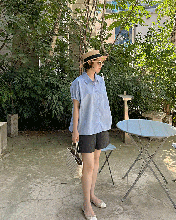 셔링 Short-sleeve Shirt