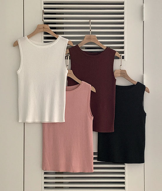 모엔 Knit Sleeveless shirts