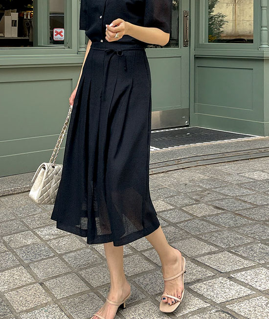 제인 Pleats Skirt
